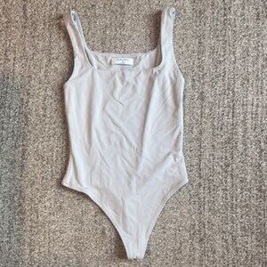 Aritzia Light Gray Bodysuit
